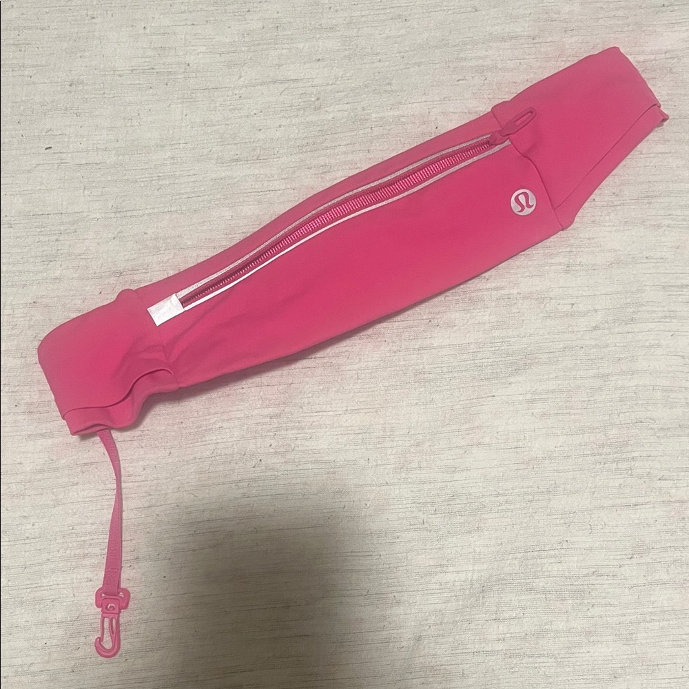 Lululemon fast and free running Belt xs/s sonic pink
